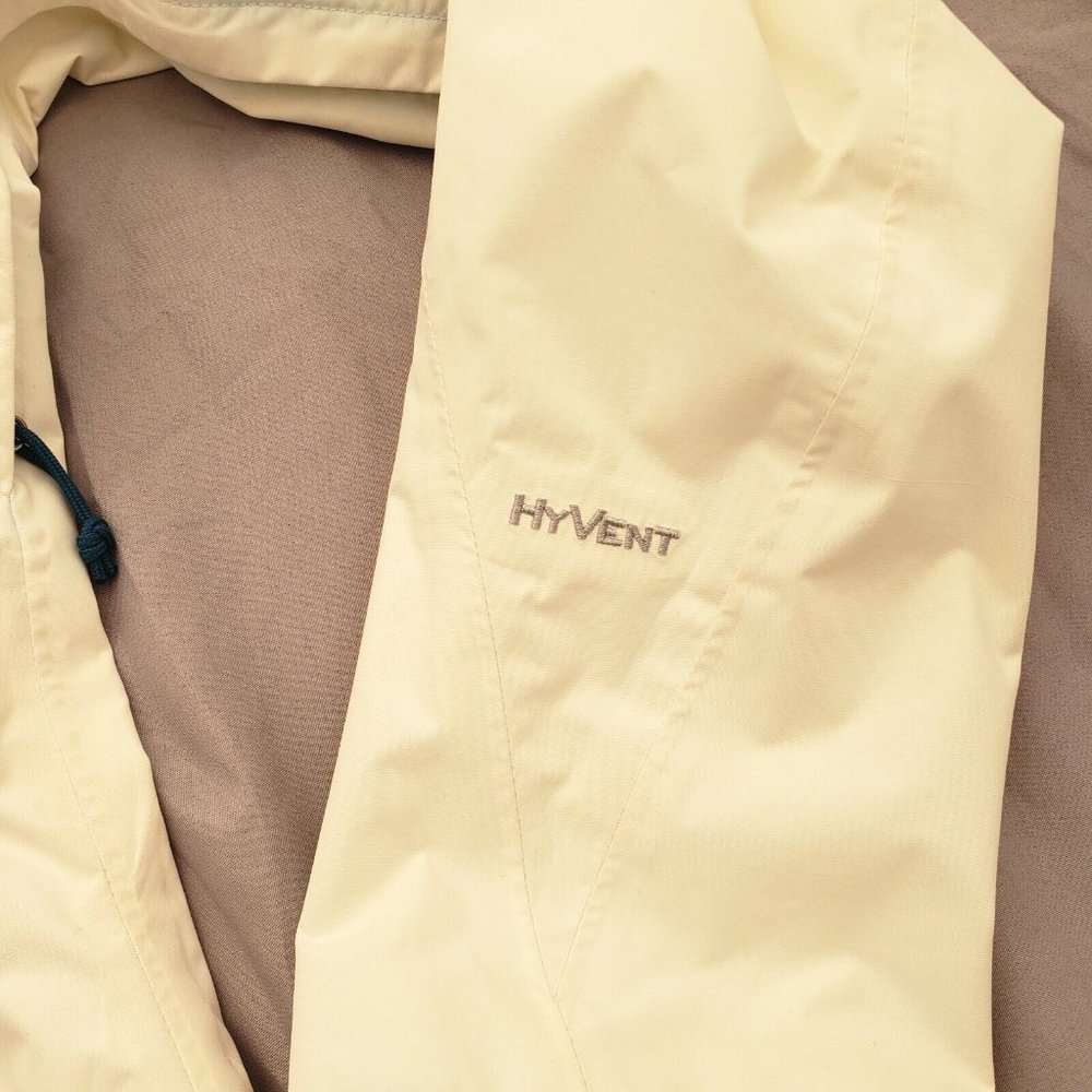 The NORTH FACE HyVent DT White Ivory /Blue Rain Coat Jacket Hooded Women’s XS - Picture 2 of 11